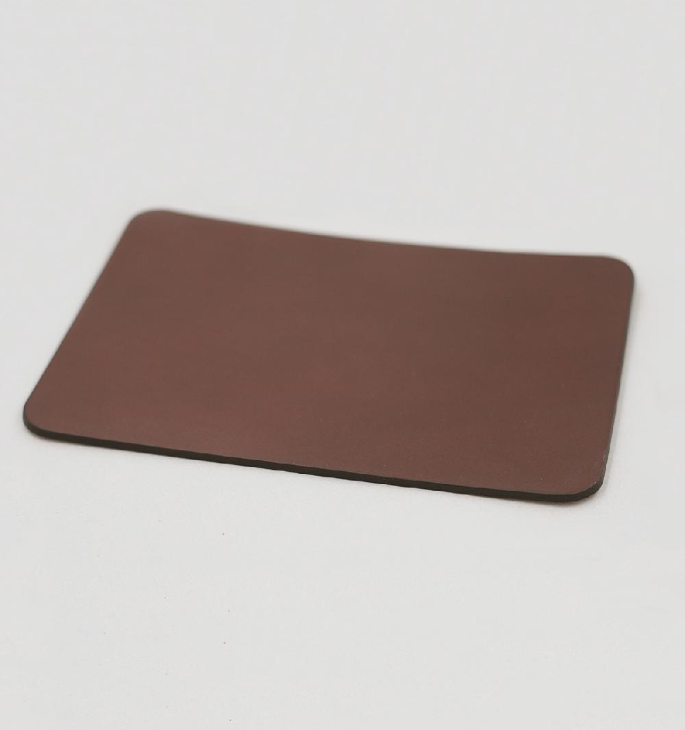 Laperruque Tapis De Souris A5Veau à Double Tannage Chocolat