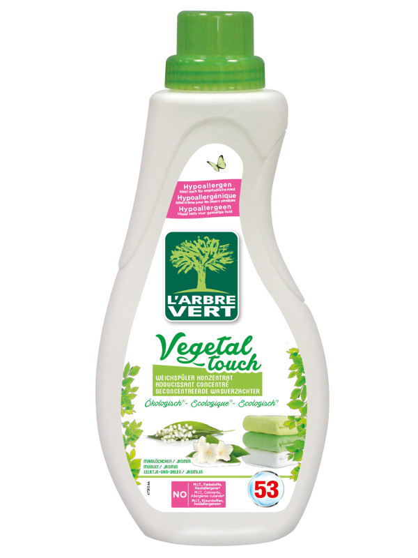 l'arbre vert Adoucissant concentré écologique Vegetal Touch 800ml • L'Arbre Vert