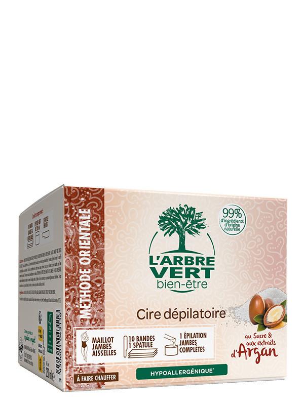 l'arbre vert Cire dépilatoire écologique aux extraits d'Argan 250ml • L'Arbre Vert