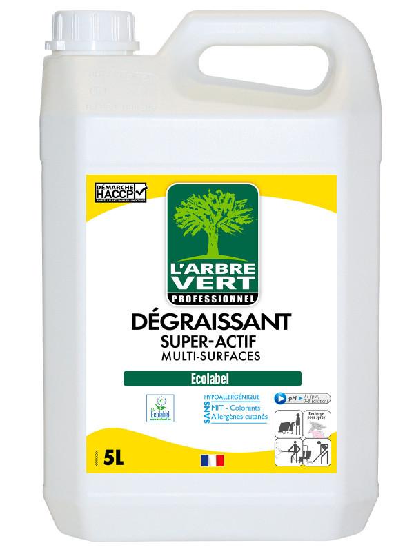 l'arbre vert Dégraissant super actif multi-surfaces écologique 5L Professionnel • L'Arbre Vert