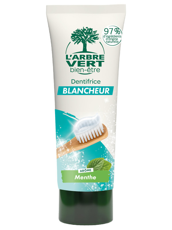 l'arbre vert Dentifrice écologique Blancheur 75ml • L'Arbre Vert