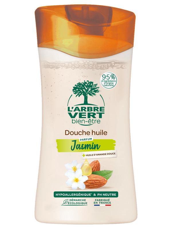 l'arbre vert Douche huile écologique Jasmin et huile d'Amande 250ml - spéciale peau sèche • L'Arbre Vert