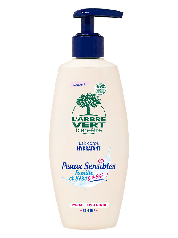 l'arbre vert Lait corporel écologique Peaux Sensibles 250ml - hydratant • L'Arbre Vert