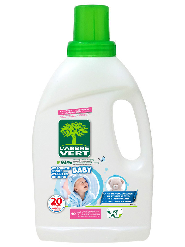 l'arbre vert Lessive bébé écologique 1.2L • L'Arbre Vert