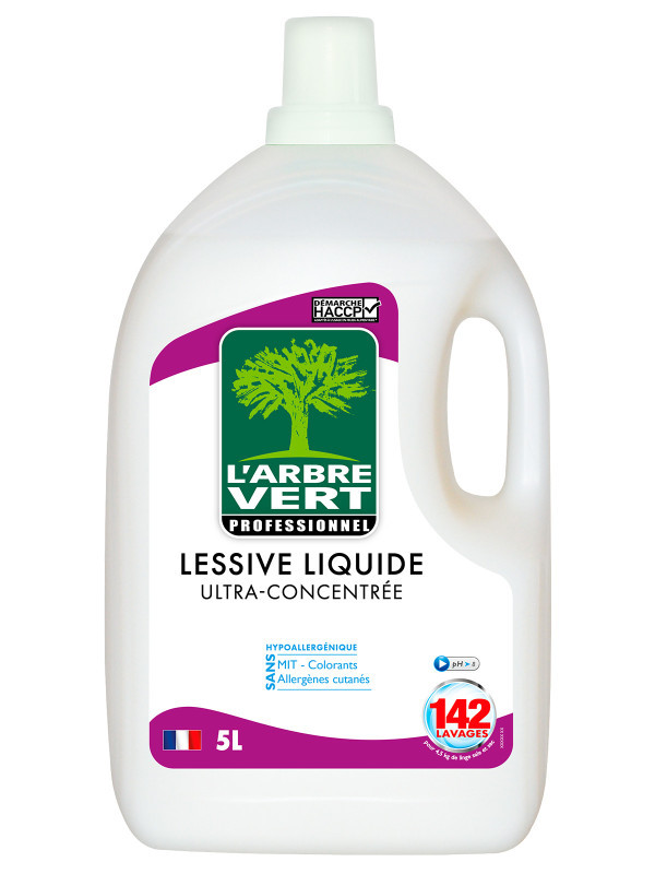 l'arbre vert Lessive liquide écologique 5L Professionnel • L'Arbre Vert