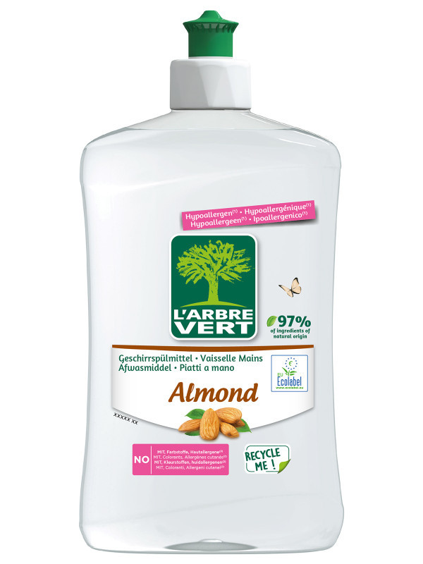 l'arbre vert Liquide Vaisselle écologique Amande 500ml • L'Arbre Vert