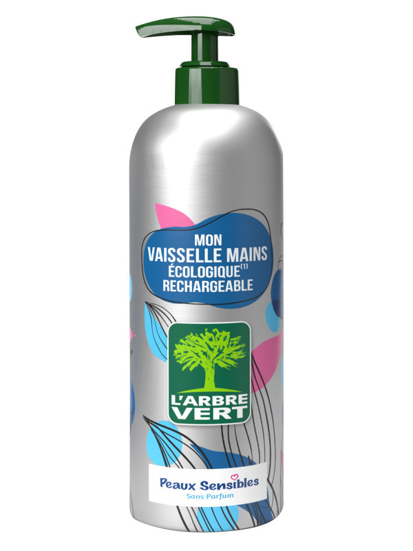 l'arbre vert Liquide Vaisselle & Mains Écologique Peaux Sensibles 490ml • L'Arbre Vert