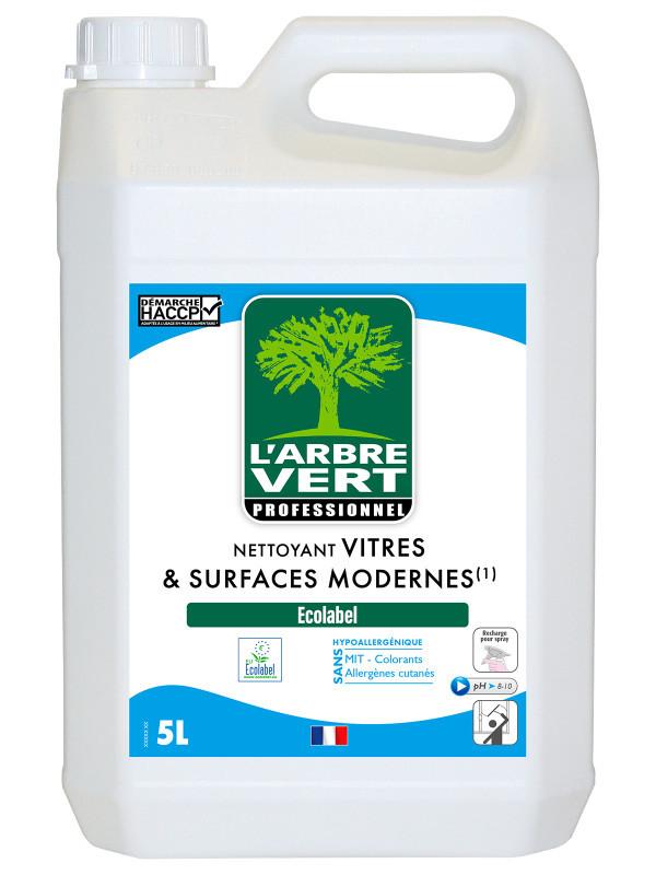 l'arbre vert Nettoyant écologique Vitres et Surfaces modernes 5L Professionnel • L'Arbre Vert