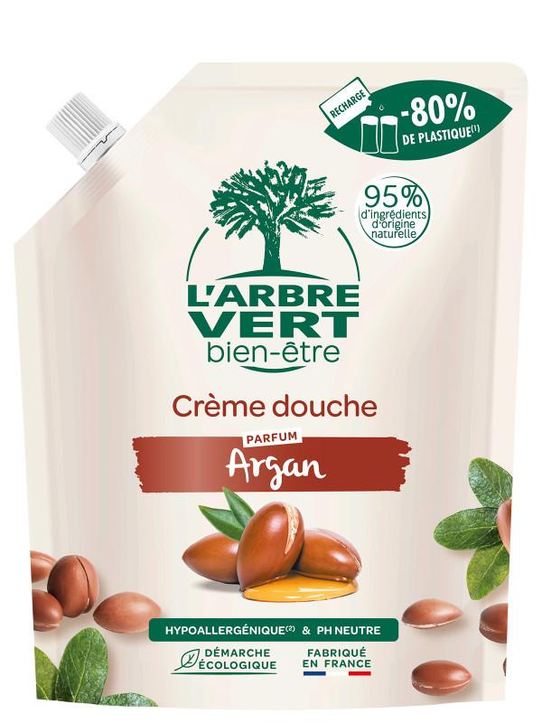 l'arbre vert Recharge Gel douche écologique Argan 500ml - surgras & nourrissant • L'Arbre Vert