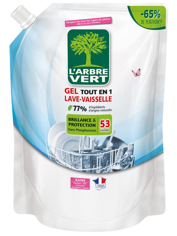 l'arbre vert Recharge Gel lave-vaisselle écologique tout-en-1 901ml • L'Arbre Vert