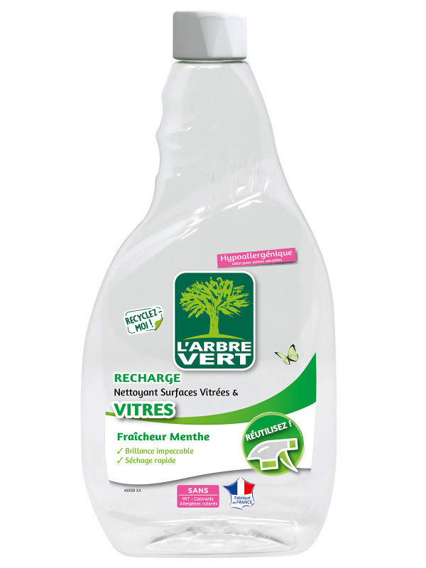 l'arbre vert Recharge Nettoyant Surfaces vitres écologique 740ml • L'Arbre Vert