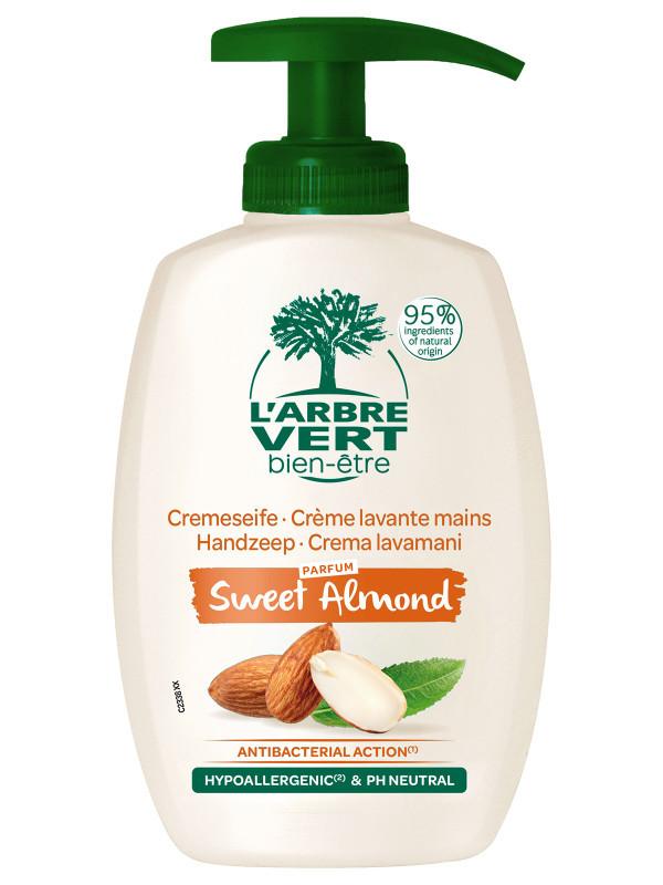 l'arbre vert Savon liquide écologique Sweet Almond (Amande Douce) 300ml • L'Arbre Vert