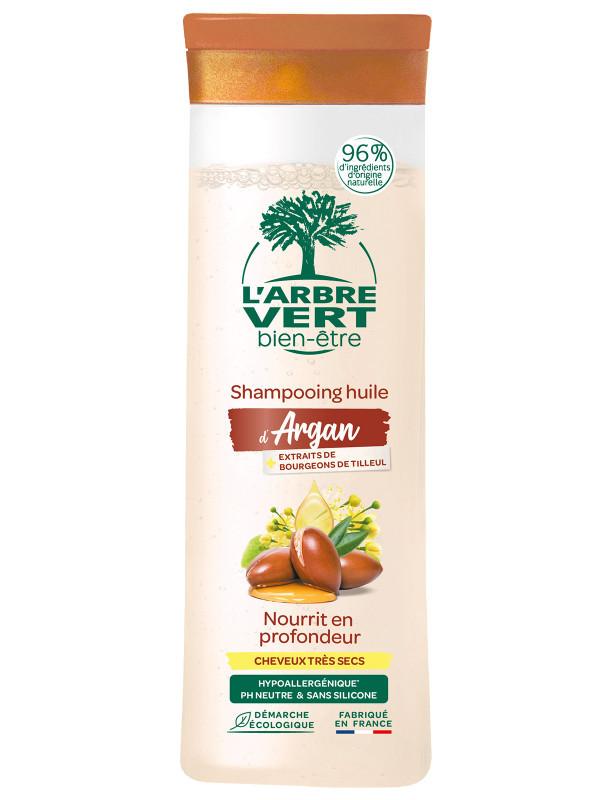 l'arbre vert Shampooing écologique à l'huile d'Argan 250ml - pour cheveux très secs • L'Arbre Vert