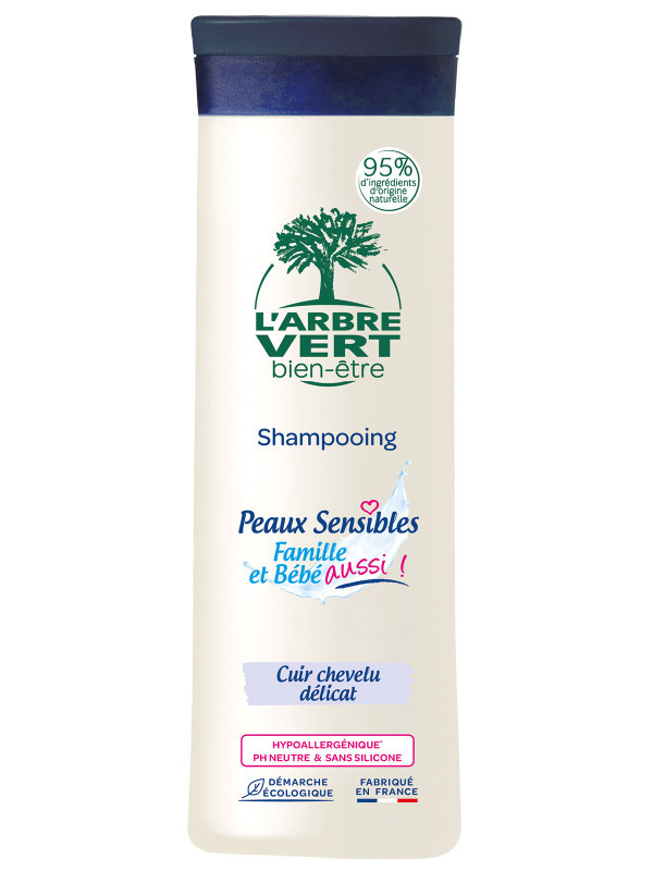 l'arbre vert Shampooing écologique Peaux Sensibles 250ml - famille & bébé • L'Arbre Vert