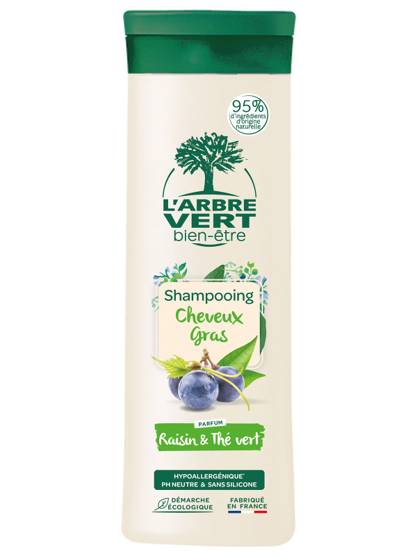 l'arbre vert Shampooing écologique pour cheveux gras 250ml • L'Arbre Vert