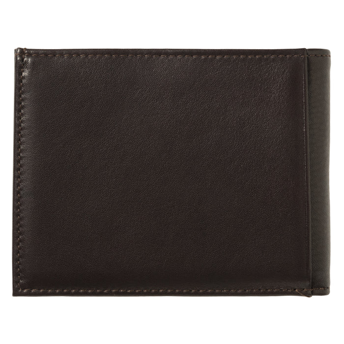 Larmorie ARTHUR 2.0 Cuir Lisse Portefeuille Italien Terre Brunie Personnalisé