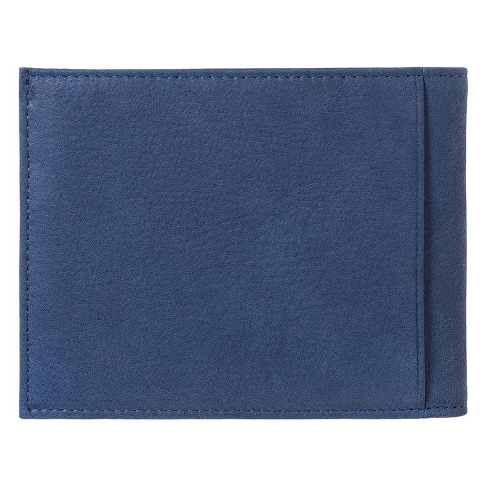 Larmorie ARTHUR 2.0 Cuir Nubuck Portefeuille Italien Mer Indigo