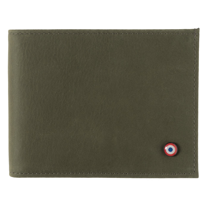 larmorie ARTHUR 2.0 Cuir vintage Portefeuille Italien Bois Vert larmorie ARTHUR 2.0 Cuir vintage Portefeuille Italien Bois Vert