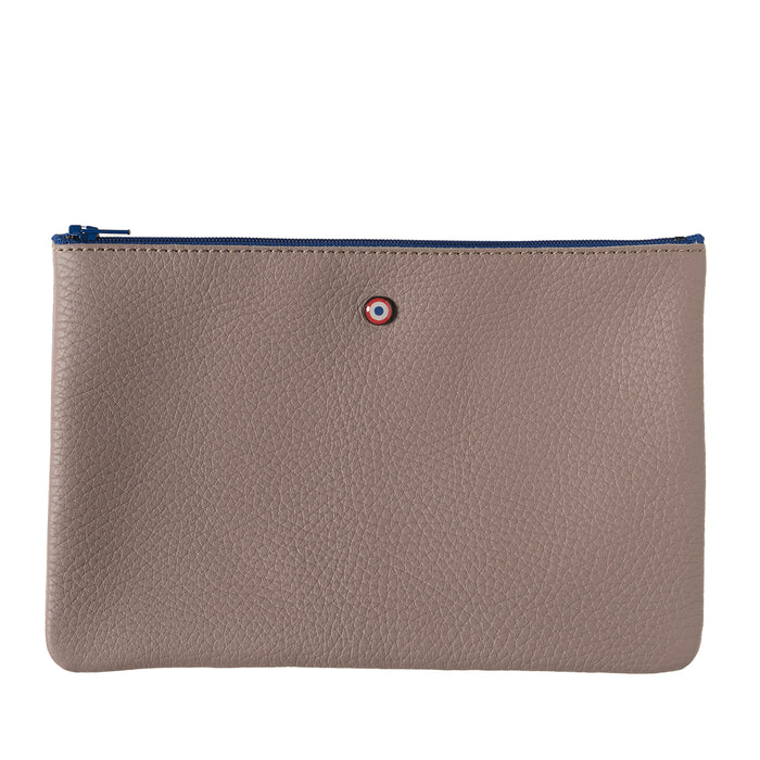 Larmorie CAMILLE Cuir De Vachette Upcyclé Flocon Blanc