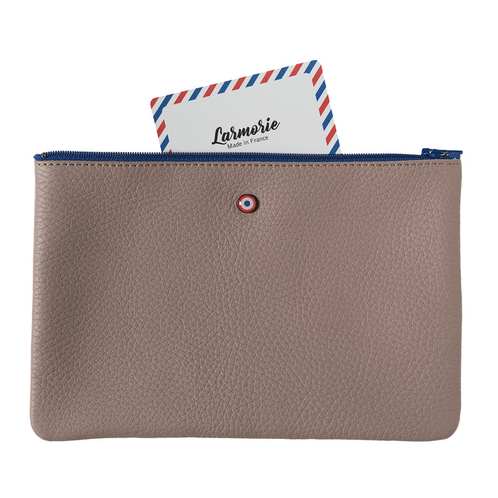 larmorie CAMILLE Cuir de vachette Upcyclé Flocon Blanc