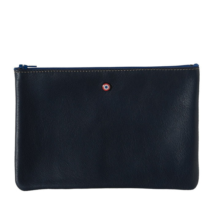 Larmorie CAMILLE Cuir De Vachette Upcyclé Lune Bleue