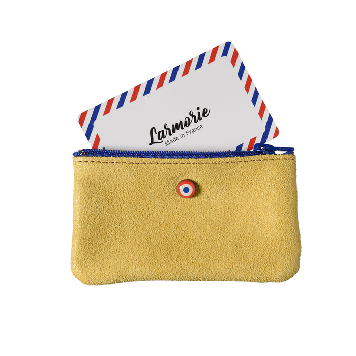 larmorie EMILE Cuir de vachette Upcyclé Soleil Jaune