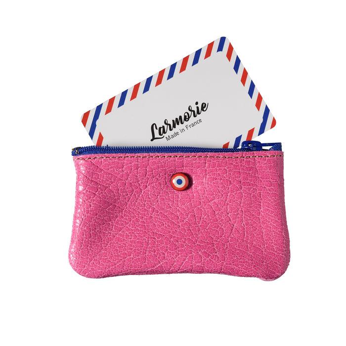 larmorie EMILE Cuir de vachette UpCyclé Vie en Rose