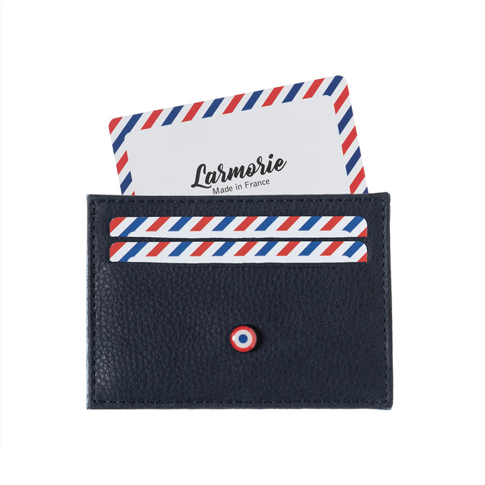 Larmorie Georges Cuir De Poisson Et Cuir Nubuck Lune Bleue