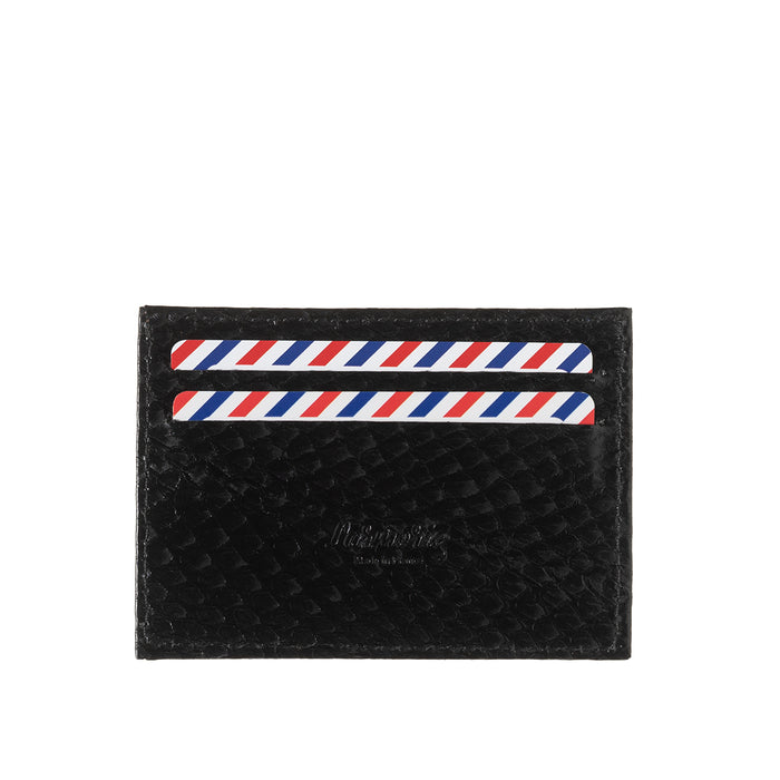 larmorie Georges Cuir de Poisson et Nubuck Noir c'est Noir