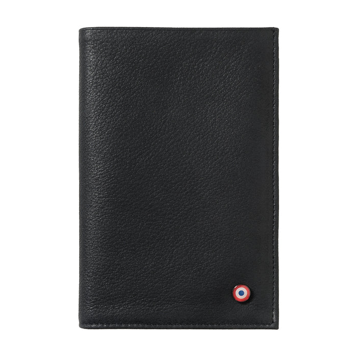 larmorie GUSTAVE Cuir nubuck 2 volets Noir c'est noir