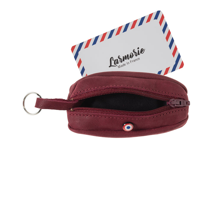 Larmorie Charles Cuir Nubuck Bordeaux