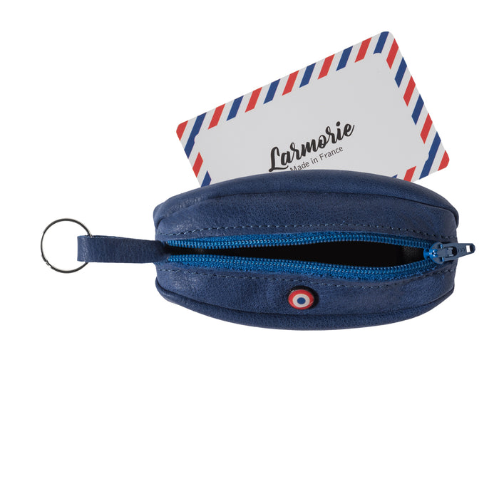 Larmorie CHARLES Cuir Nubuck Mer Indigo