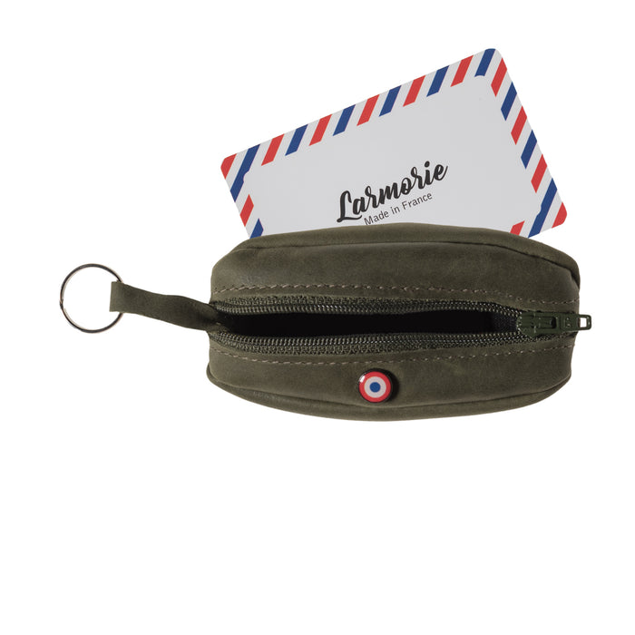 Larmorie CHARLES Cuir Vintage Bois Vert