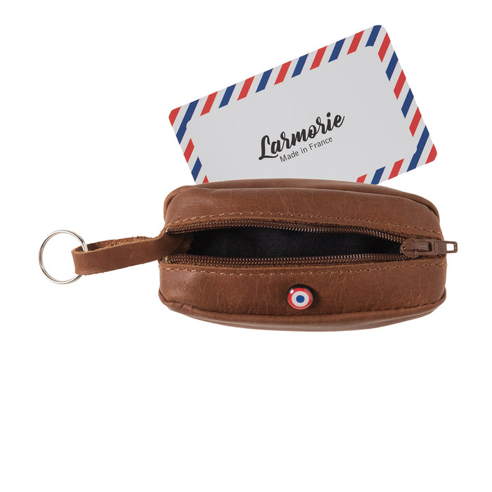 Larmorie Charles Cuir Vintage Terre Brunie