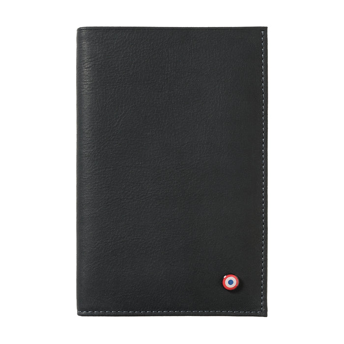 larmorie GUSTAVE Cuir vintage 2 volets Nuage Gris