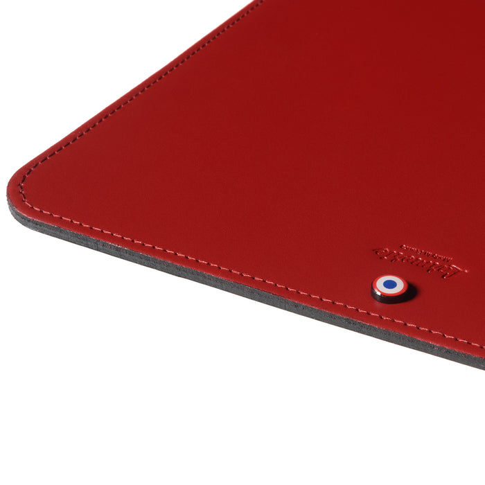 Larmorie Pierre Cuir Lisse Sous-main Vigne Rouge