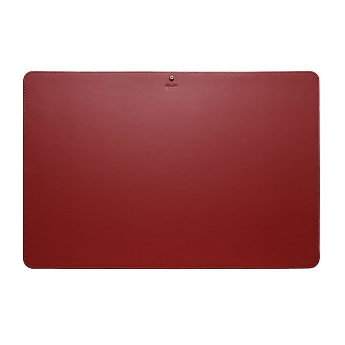 larmorie Pierre Cuir lisse Sous-main Vigne Rouge