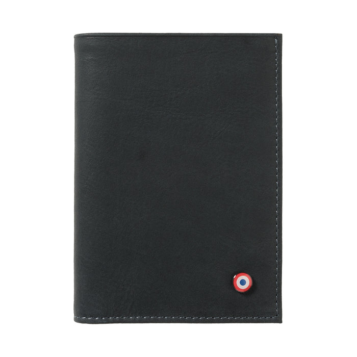 larmorie VICTOR Cuir vintage portefeuille Junior Nuage Gris personnalisé