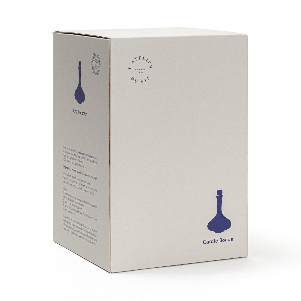 L'atelier Du Vin Carafe à Vin Avec Bonde En Verre Soufflé Bouche