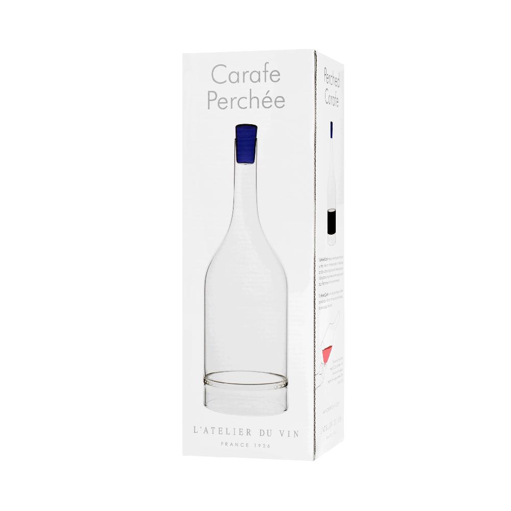 L'atelier Du Vin Carafe à Vin Rouges Et Blancs Perchée Bleue 75cl