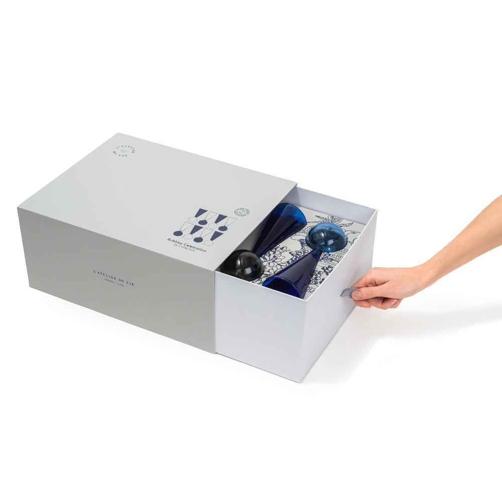 L'atelier Du Vin Coffret De 8 Flûtes à Champagne Design