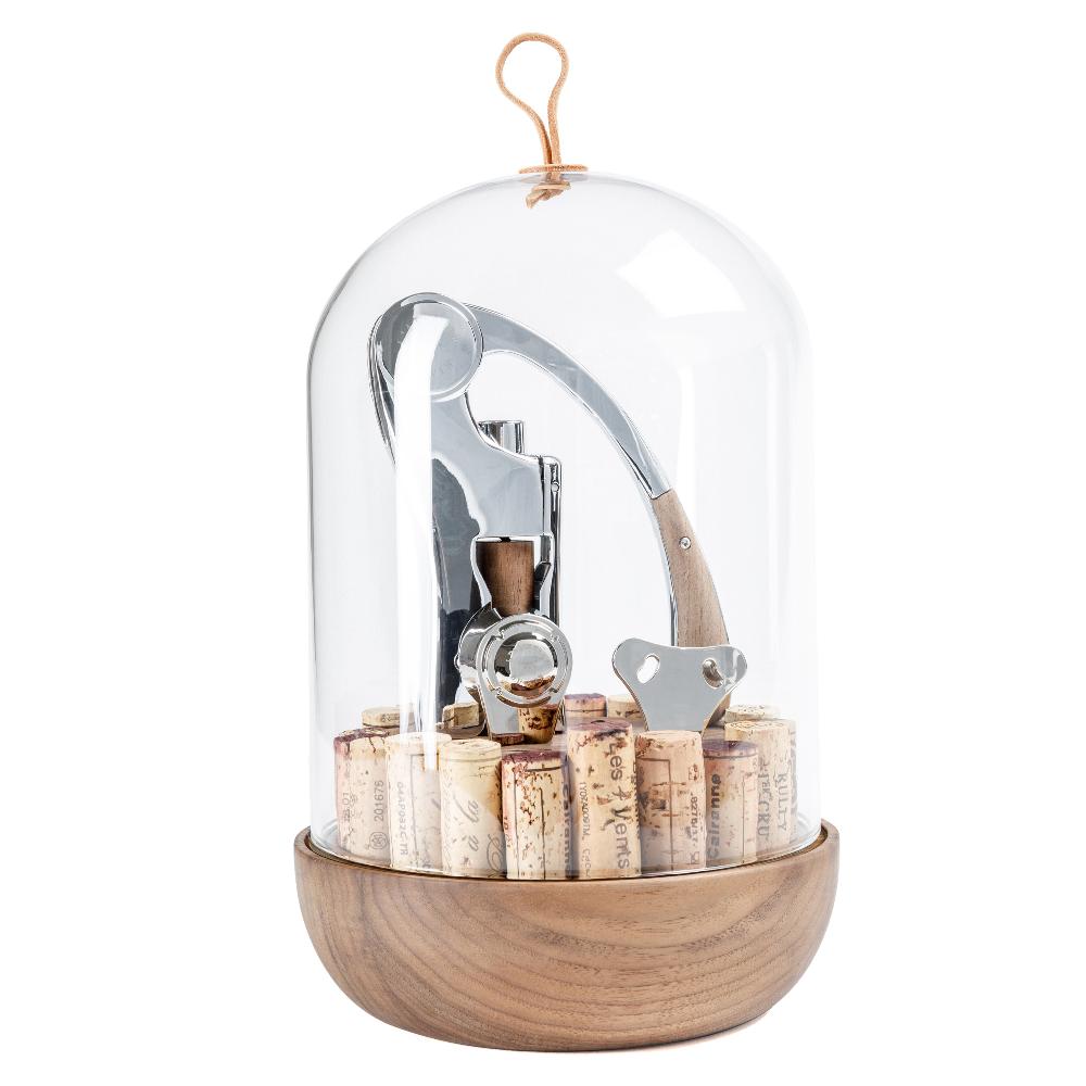 l'atelier du vin Coffret sommelier sous cloche en verre soufflé