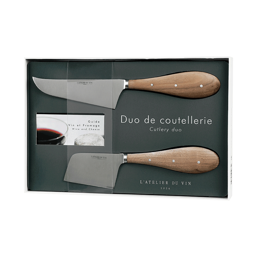 L'atelier Du Vin Duo De Couteaux : Lame De Finesse Et Lame De Force