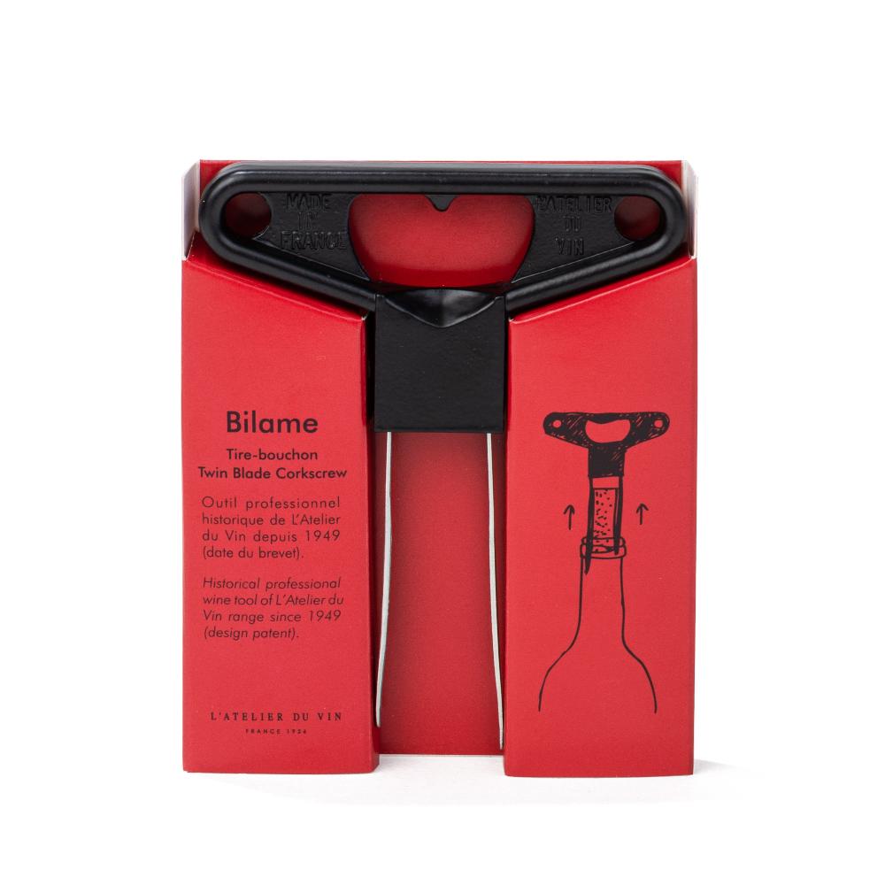 L'atelier Du Vin Tire-bouchon Bilame En Métal Noir