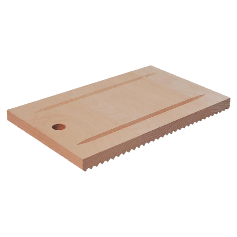 L'atelier Du Vin Planche à Découper En Bois - Recto Crénelé