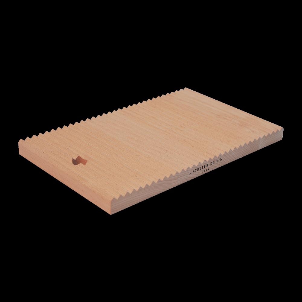 l'atelier du vin Planche à découper en bois - Recto crénelé