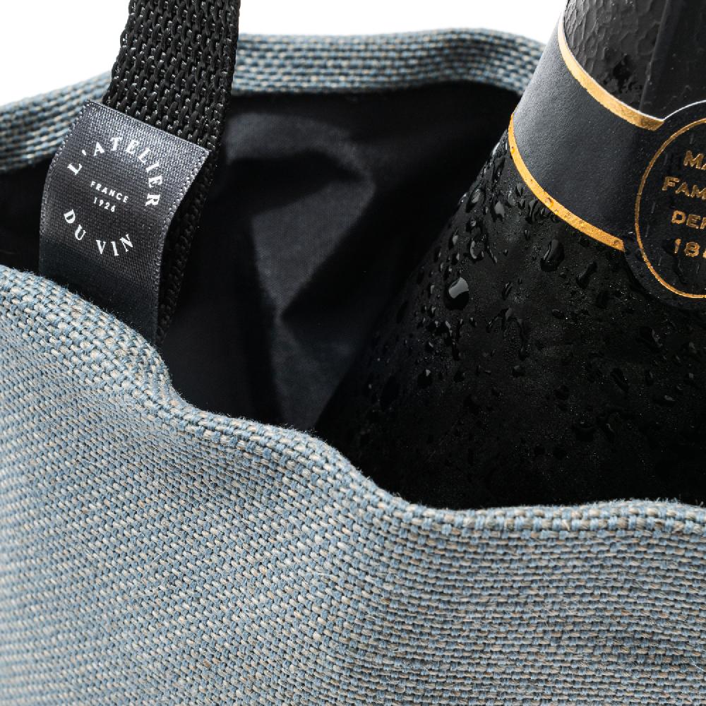 L'atelier Du Vin Rafraîchisseur Et Porte-bouteille De Vin Lin Gris
