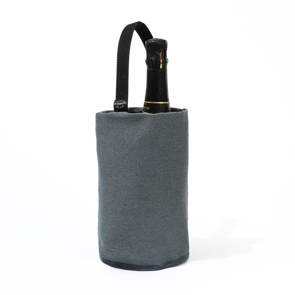 l'atelier du vin Rafraîchisseur et porte-bouteille de vin lin gris