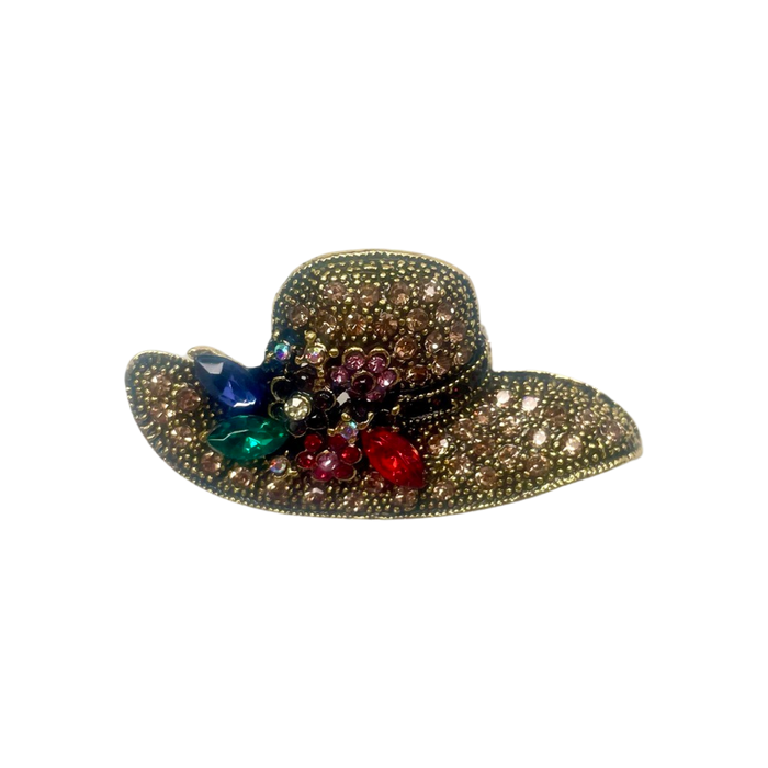 laura vita Bijou broche Chapeau