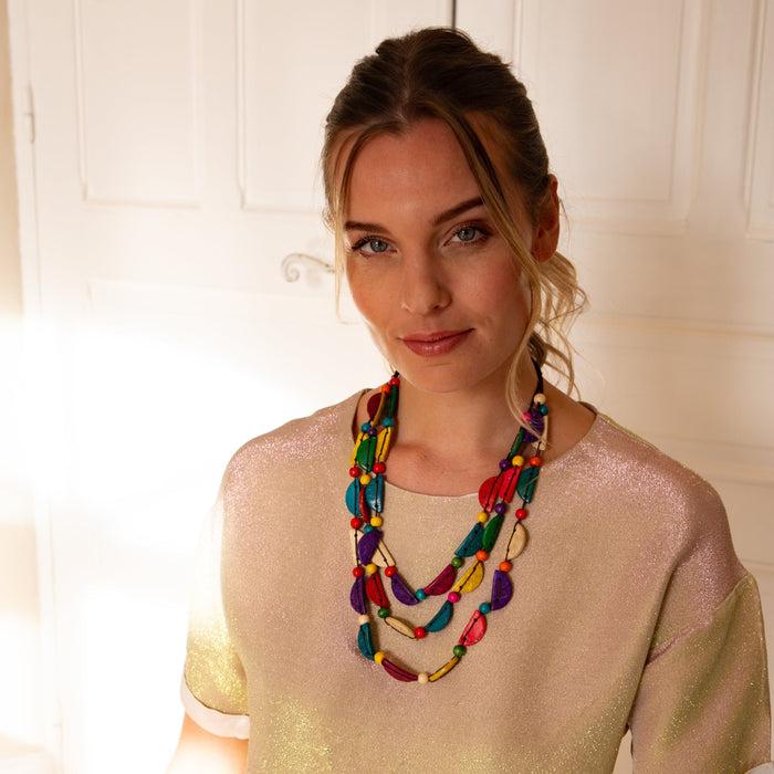 laura vita Bijou collier WOODPLAY Exclusivité